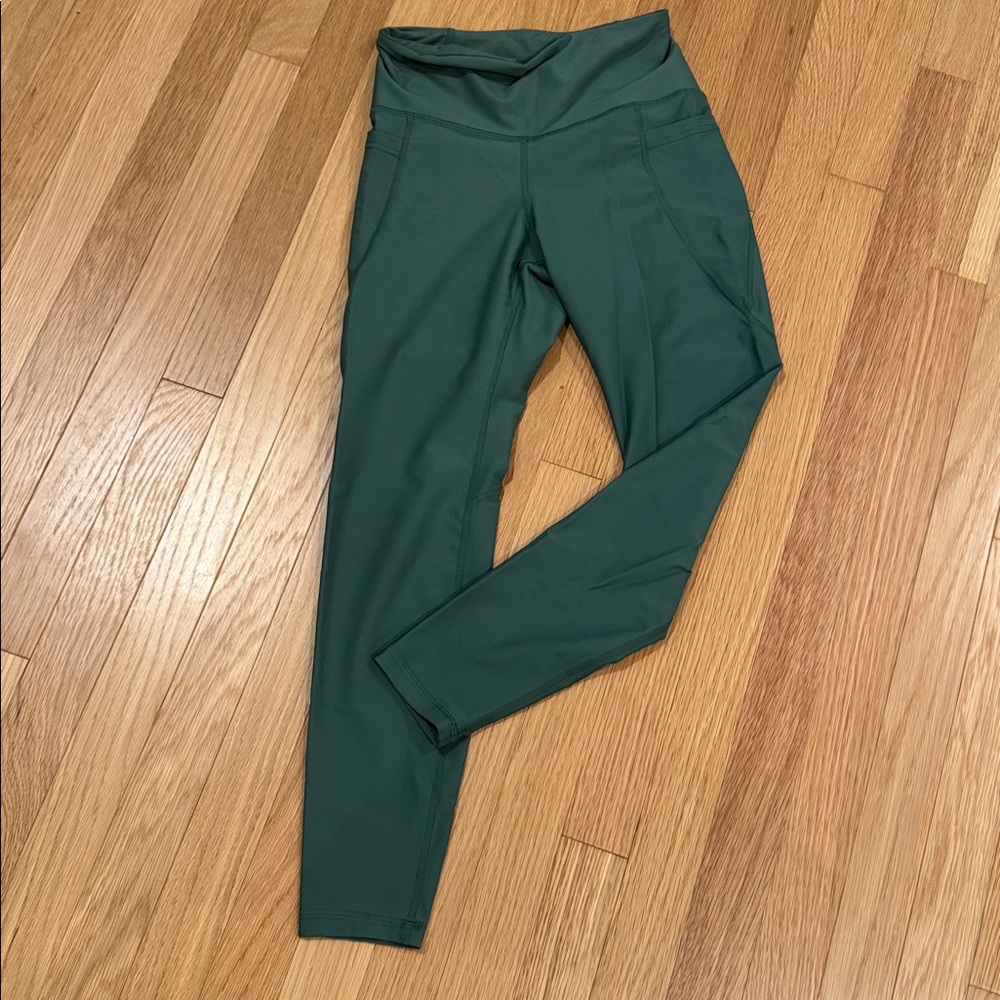 Old Navy Active High-Rise Leggings in Dark Green